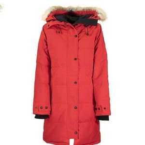 Red Canada Goose snow jacket (NO FUR) size XS